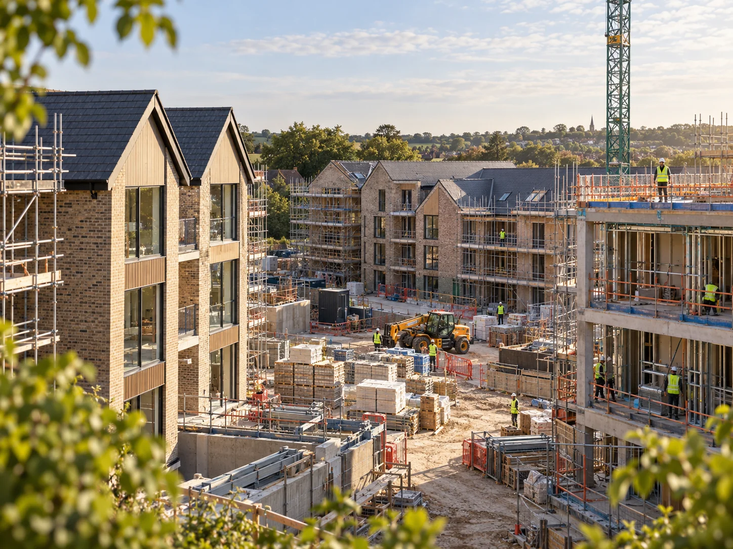 Illustrative panel representing complex residential project delivery